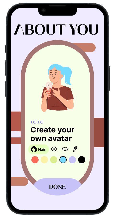 Rejection therapy app — achievements screen